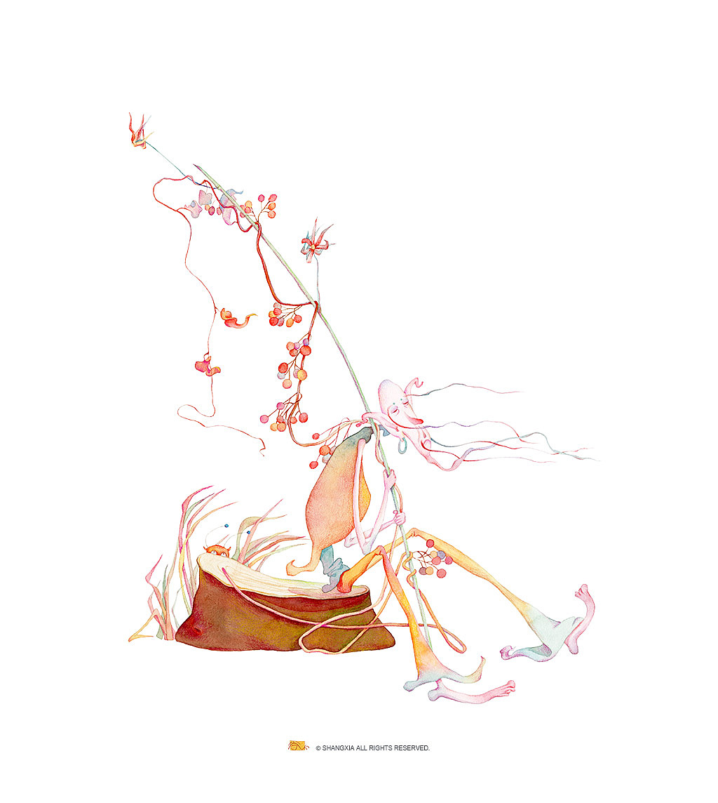 花儿与精灵系列（二）（图ZMjczNzgwOTcy） - 儿童插画 - 站酷设计师尚下_画画人原创素材 - 站酷ZCOOL