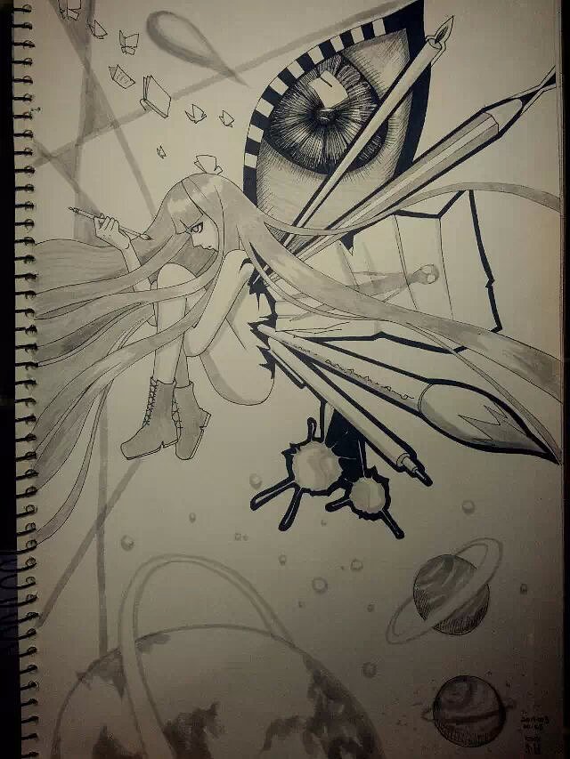 动漫 手绘 黑白（图ZMzgyMDE0NjA=） - 单幅漫画 - 站酷设计师罗蕊蕊原创素材 - 站酷ZCOOL