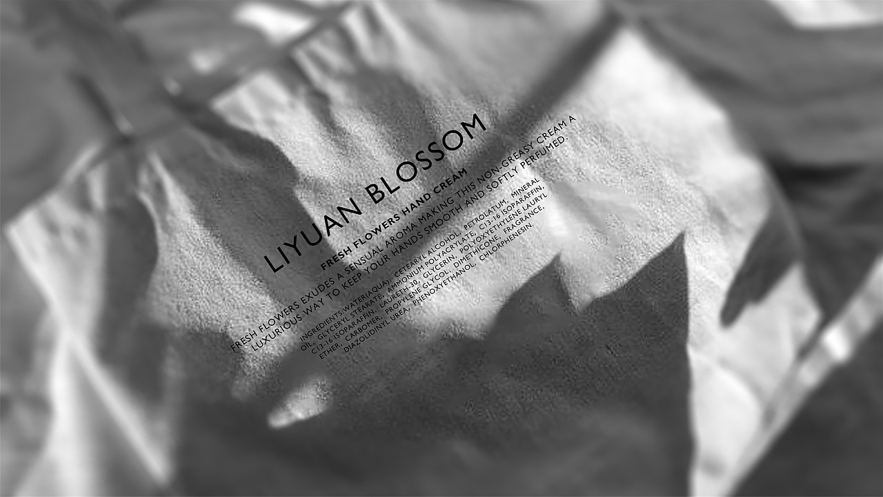 "la vie en rose"--护手霜包装