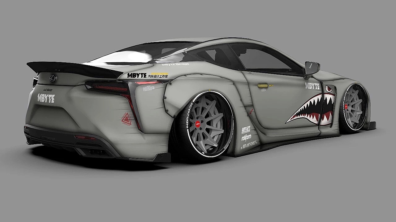 MBYTE 汽车改装概念设计 Lexus LC500（图ZMTQ1MjgxMjY0） - 交通工具 - 站酷设计师MBYTE_CHINA原创素材 - 站酷ZCOOL