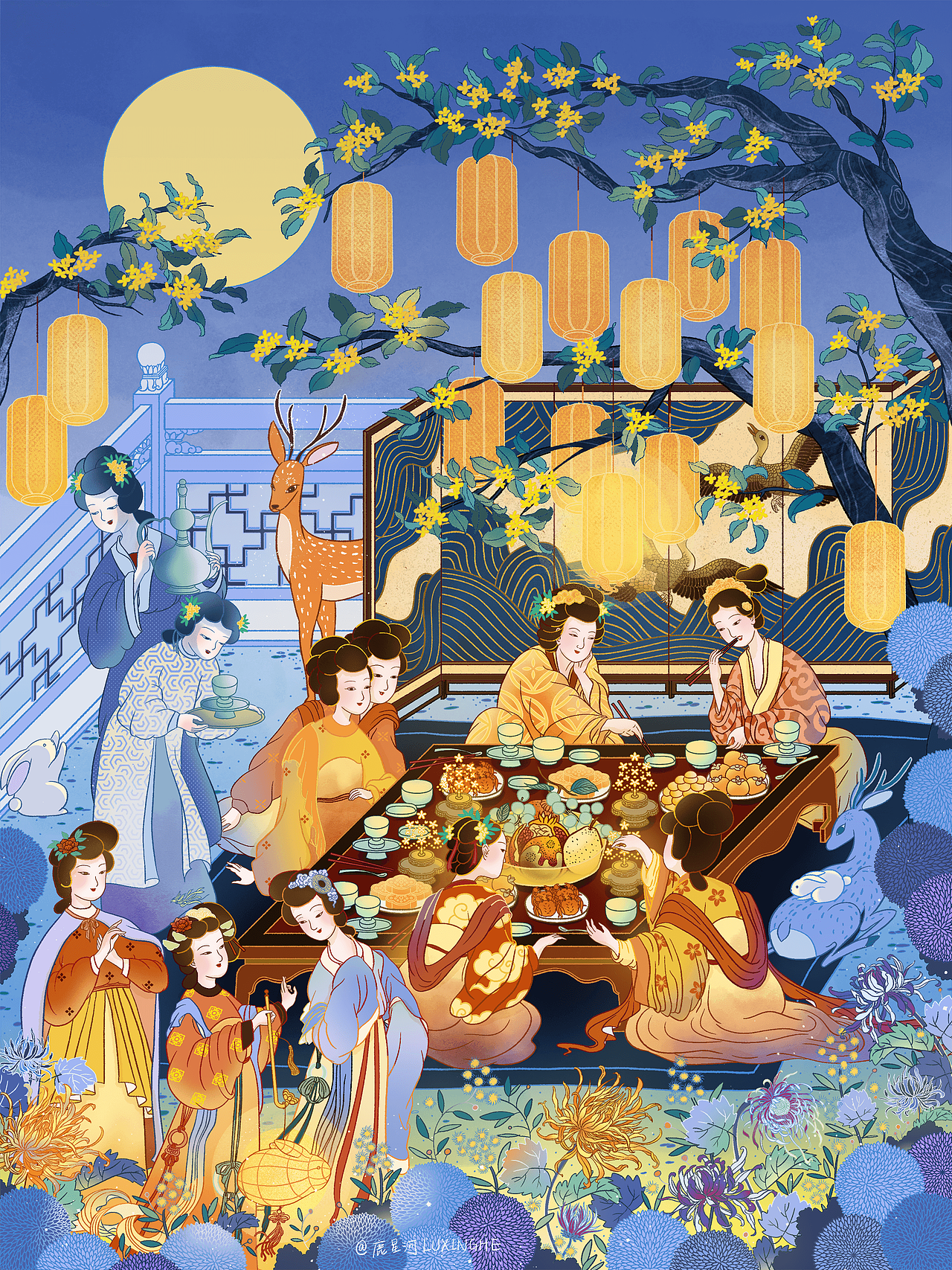 二十四节气·秋分 中秋夜宴