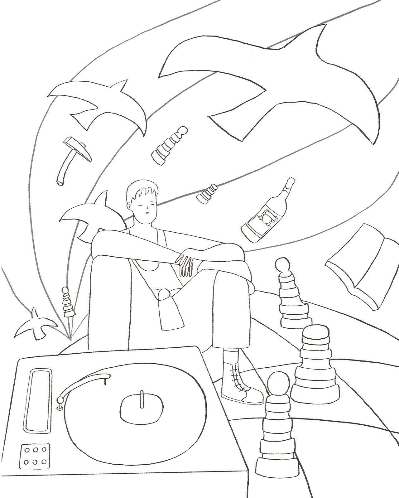 肖生克的救赎电影插画