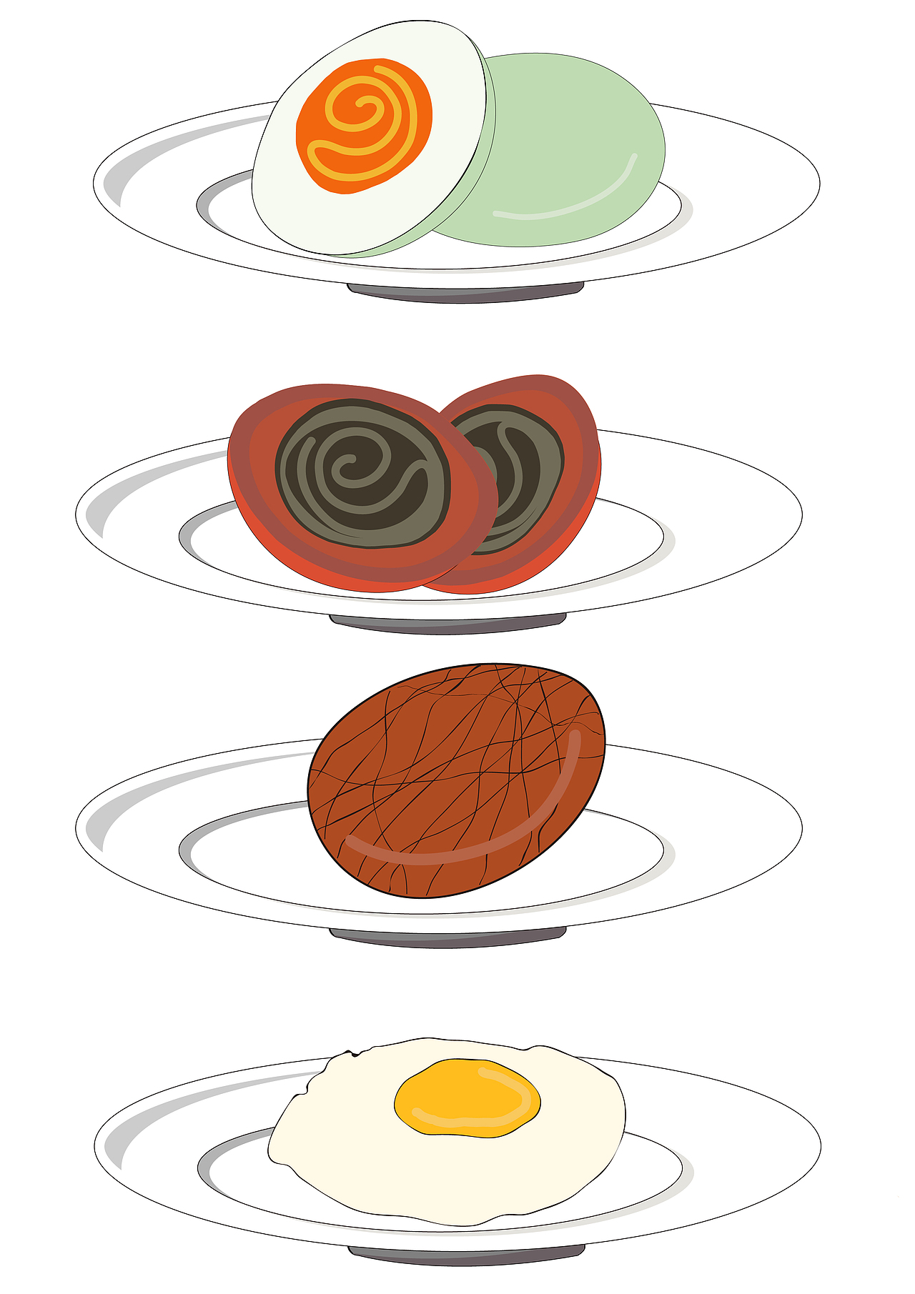 《美食点心插画集合》（图ZMTI4OTgwNjM2） - 商业插画 - 站酷设计师霞姐姐姐姐原创素材 - 站酷ZCOOL