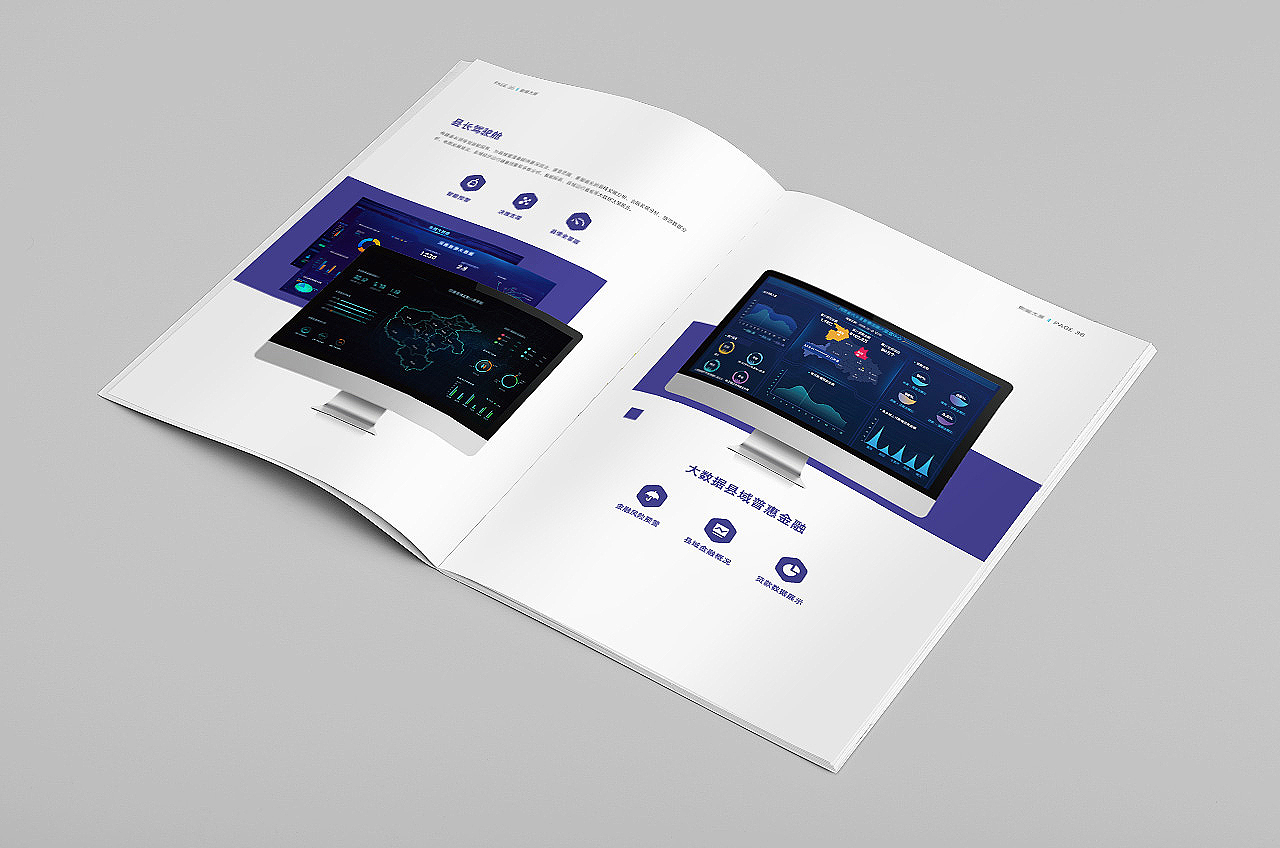 智慧县域产品手册 | 解决方案（图ZMjAyMjk3NTg4） - 书籍/画册 - 站酷设计师心间一点寒芒原创素材 - 站酷ZCOOL