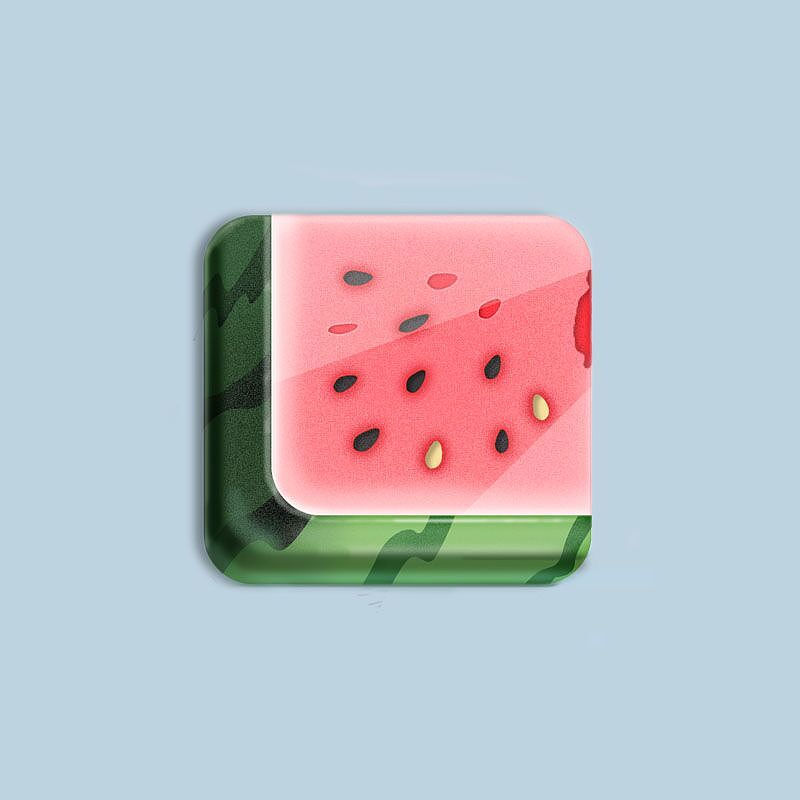 西瓜（圖ZNDgxMTE2MTI=） - 圖標(biāo) - 站酷設(shè)計(jì)師時(shí)雨滄月LMQ123原創(chuàng)素材 - 站酷ZCOOL