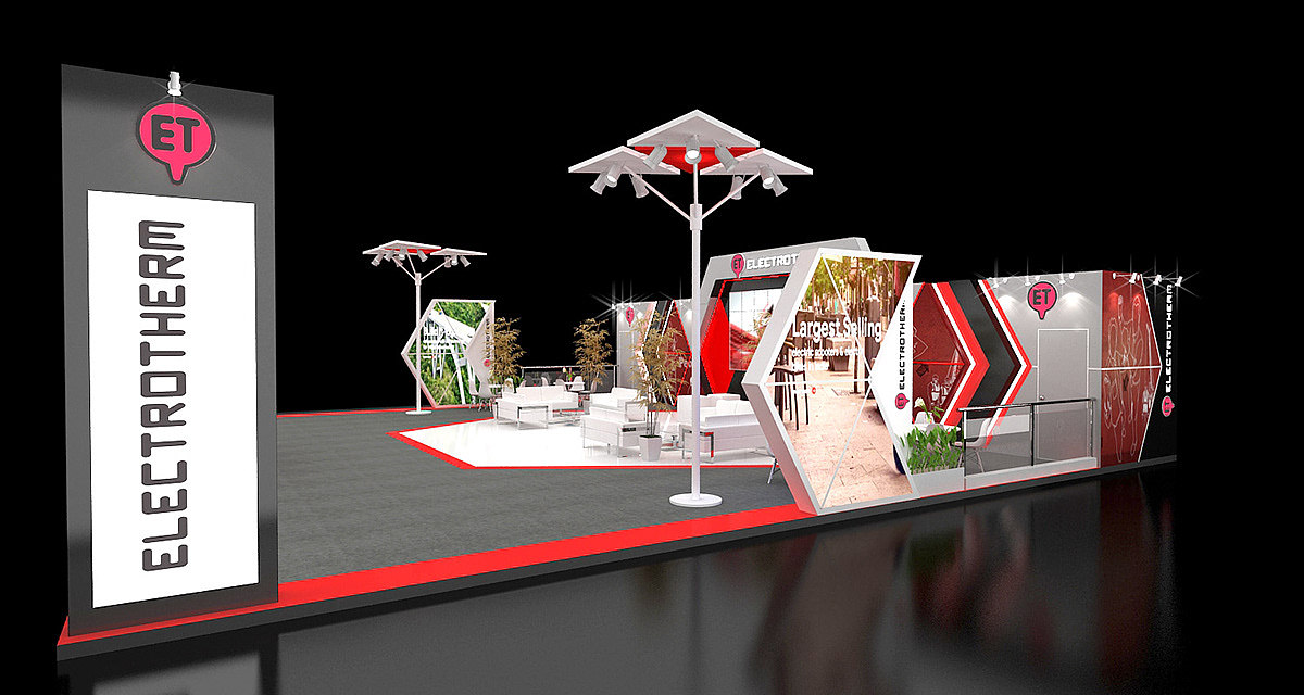 美博会汽车展食品展机械展建博展会展台展位效果图设计