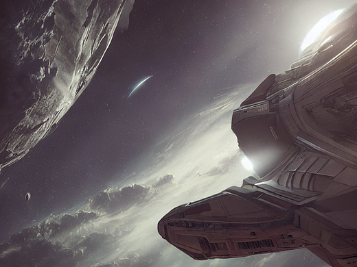 #AI创作实验室#宇宙飞船