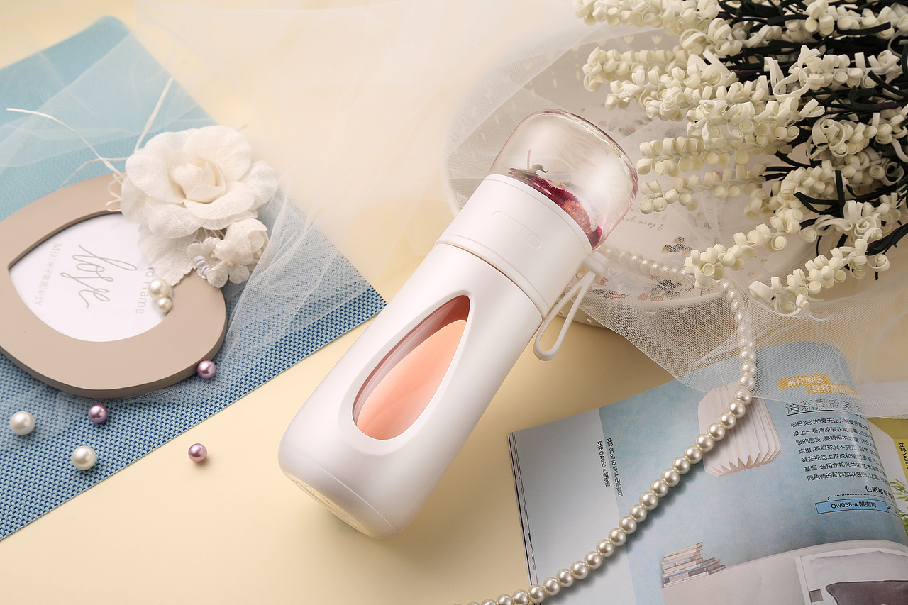 摄影—女士水杯 杯子 玻璃杯 泡茶杯 茶杯