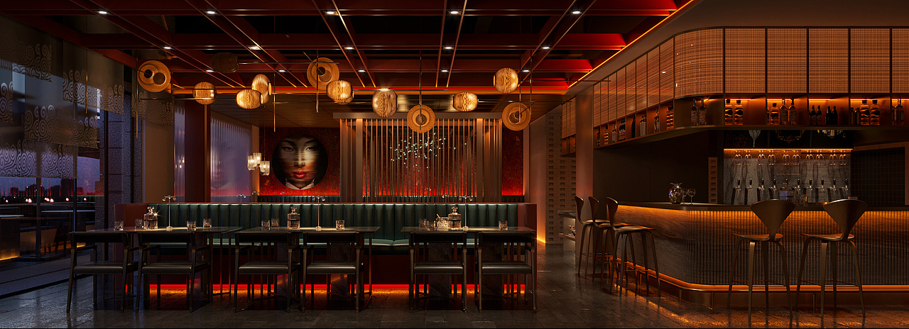 31建筑环境艺术设计 | 酒馆设计（图ZMjQ3MTcyNjE2） - 酒店餐饮设计 - 站酷设计师31建筑环境艺术设原创素材 - 站酷ZCOOL