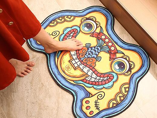 《金蟾万贯》-暴富地垫