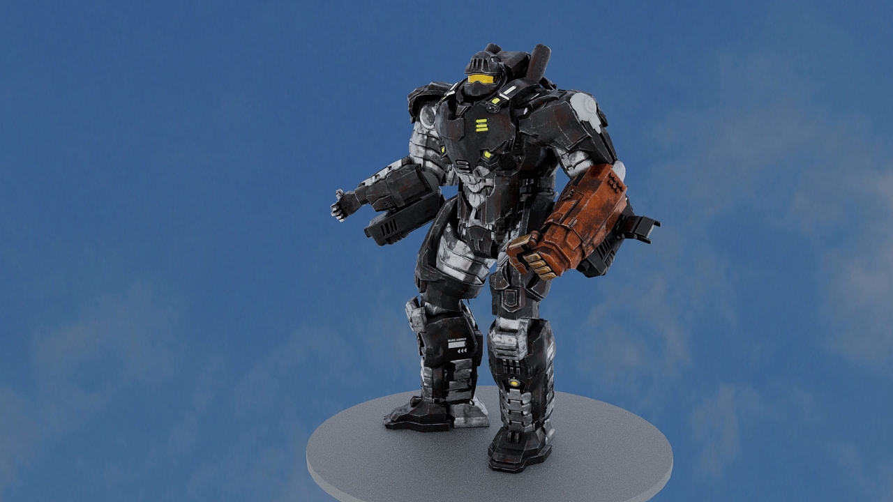 黑色特种作战机甲