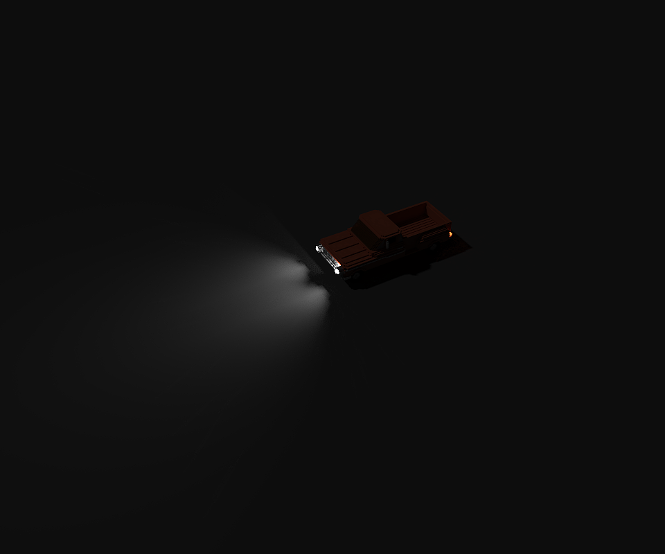 MagicaVoxel小练习:Red Truck from Twilight 旧卡车
