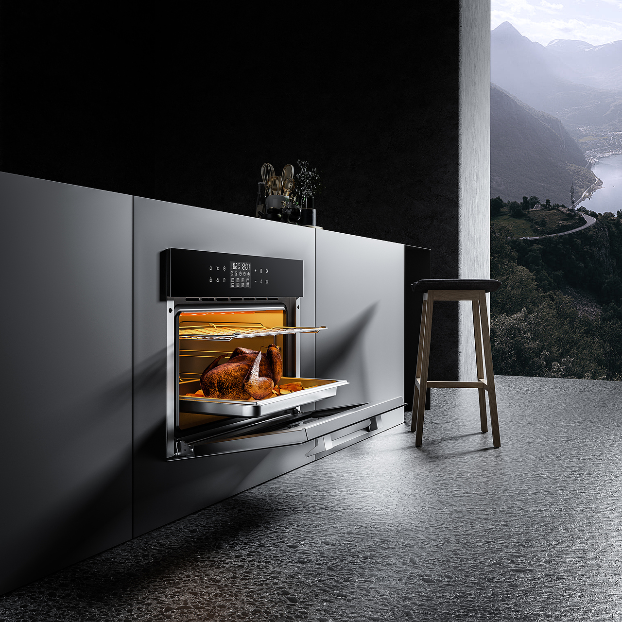 烤箱渲染场景（图ZMjYzODUwMTAw） - 电商 - 站酷设计师Noctrune原创素材 - 站酷ZCOOL