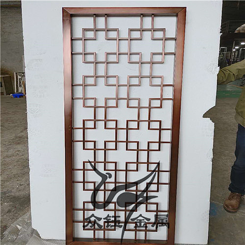酒店仿红古铜不锈钢屏风隔断众钰定制（图ZMjY2NzYxODA0） - 其他 - 站酷设计师众钰屏风护栏原创素材 - 站酷ZCOOL