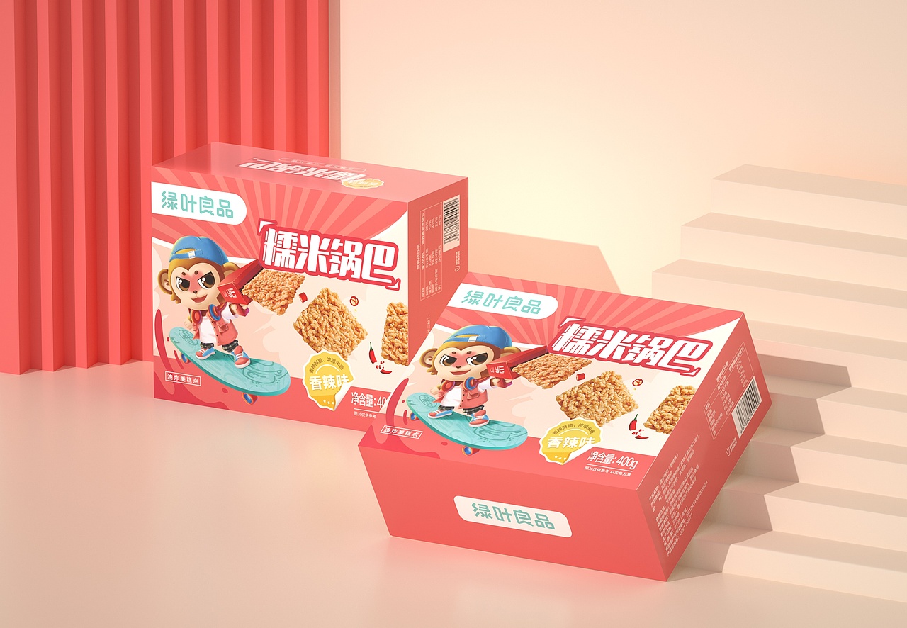 尚智×绿叶日记 | 坚果/膨化/大礼包系列包装设计