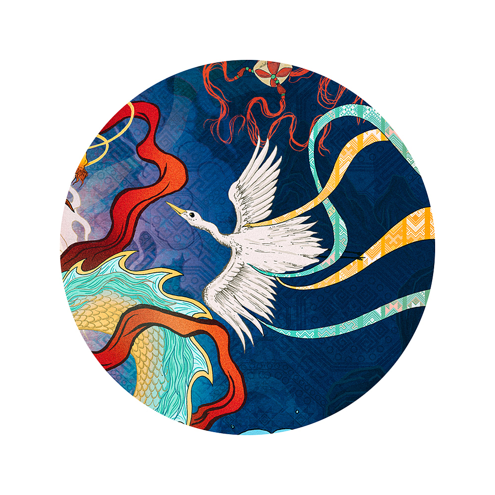 聚秀中国H5开头插画