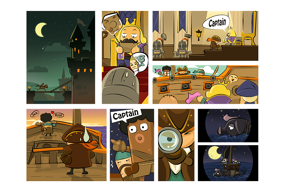 海岛风小漫画（图ZMTQzNjYyMTE2） - 短篇/格漫 - 站酷设计师Haaappy原创素材 - 站酷ZCOOL