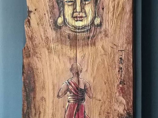 老橡木板画（个人主页-ZNjY1MzQ0Mjg=） - 工艺品设计 - 站酷设计师纯手绘作品定制原创素材 - 站酷ZCOOL