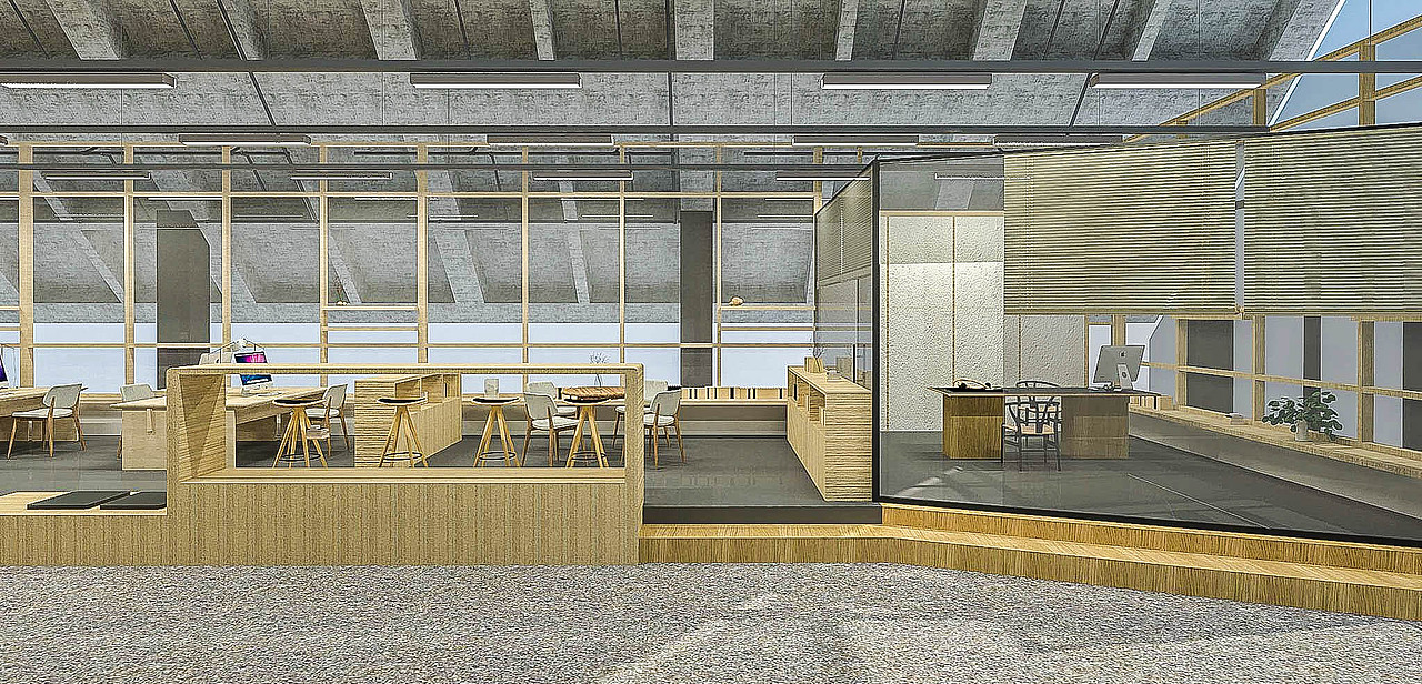 办公室空间设计（图ZMTA0MTg3Njc2） - 家装设计 - 站酷设计师猫九儿你用我名字原创素材 - 站酷ZCOOL