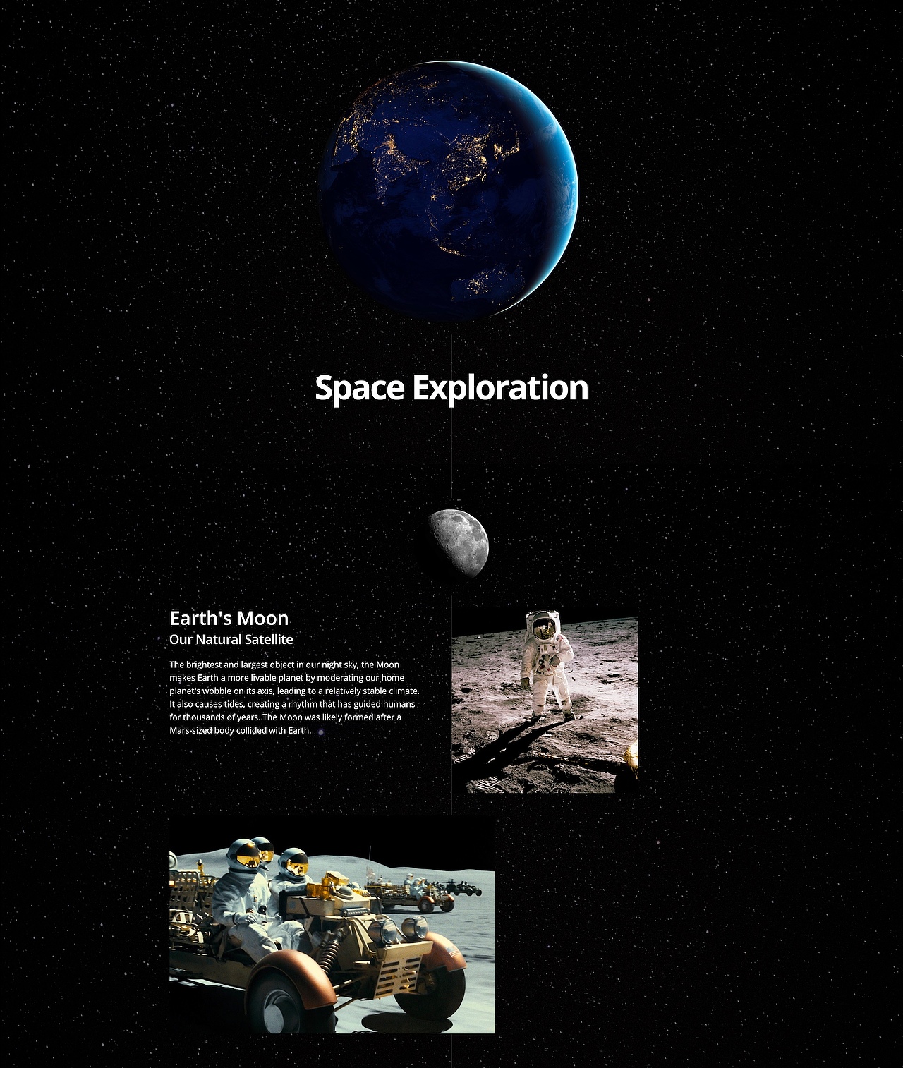 space-exploration 网页设计（图ZMjc0NDA2NDgw） - 电商 - 站酷设计师freefield原创素材 - 站酷ZCOOL