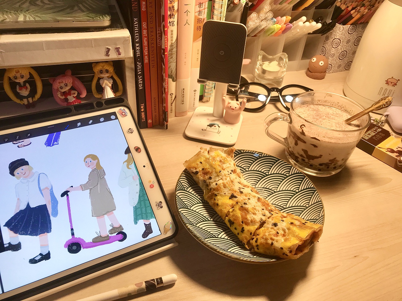 画画是信仰 烤箱是烟火气