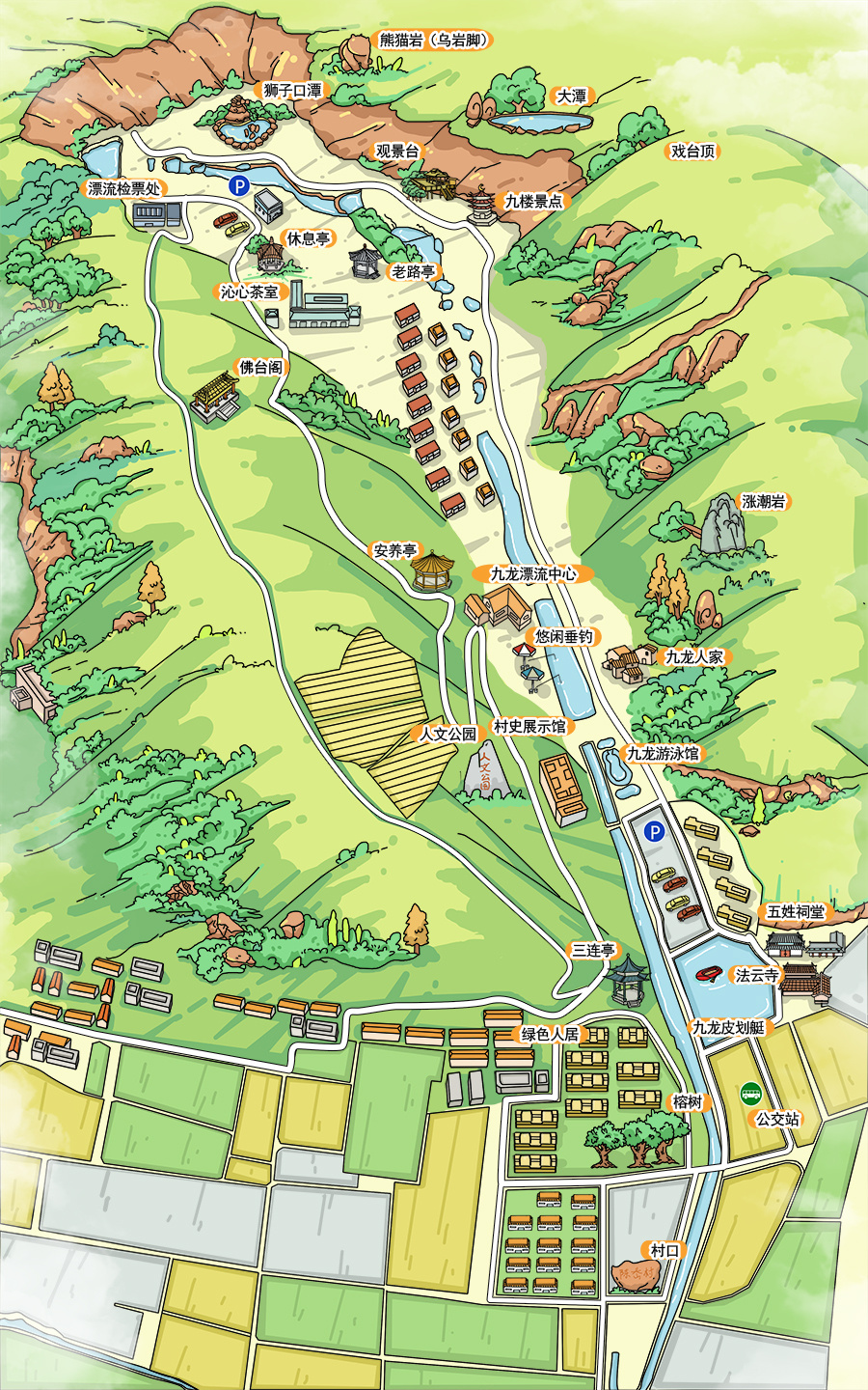 近段时间的手绘地图作品集——08