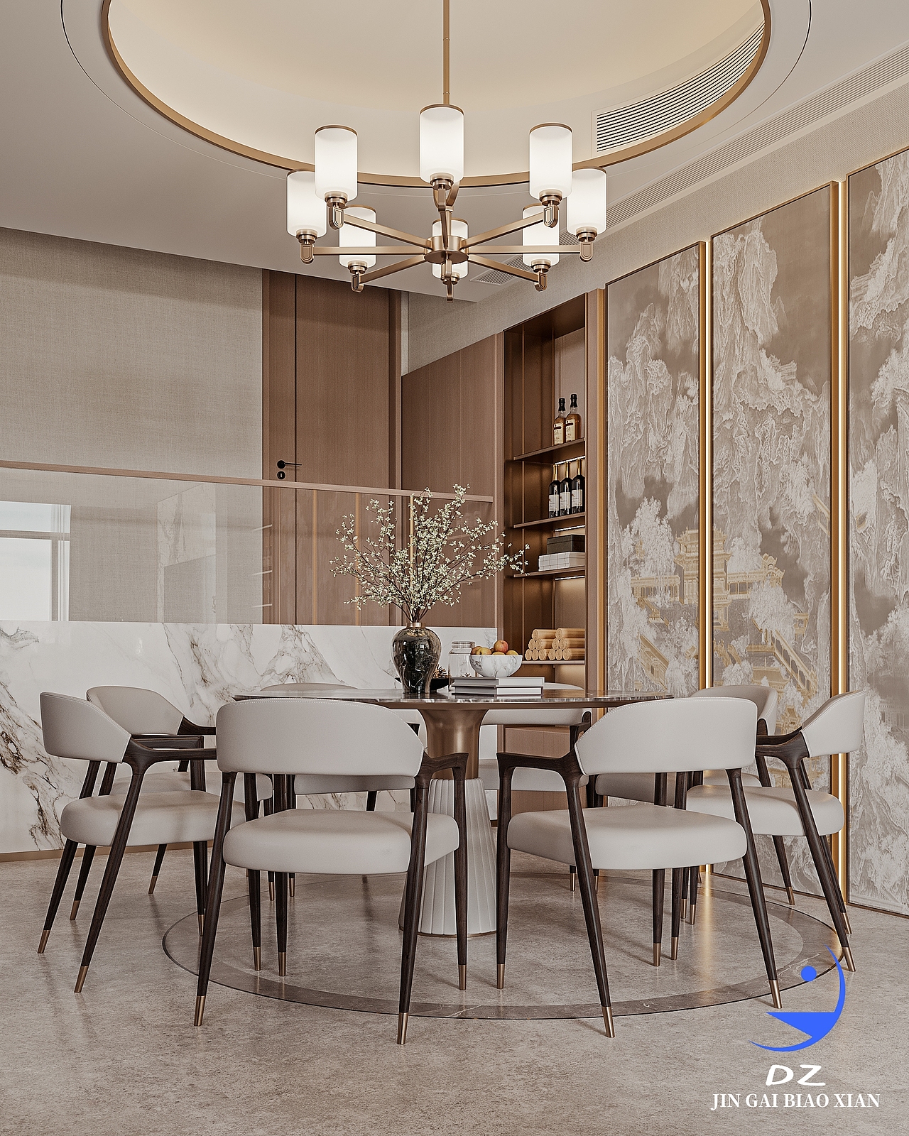 客餐厅效果图表现合集