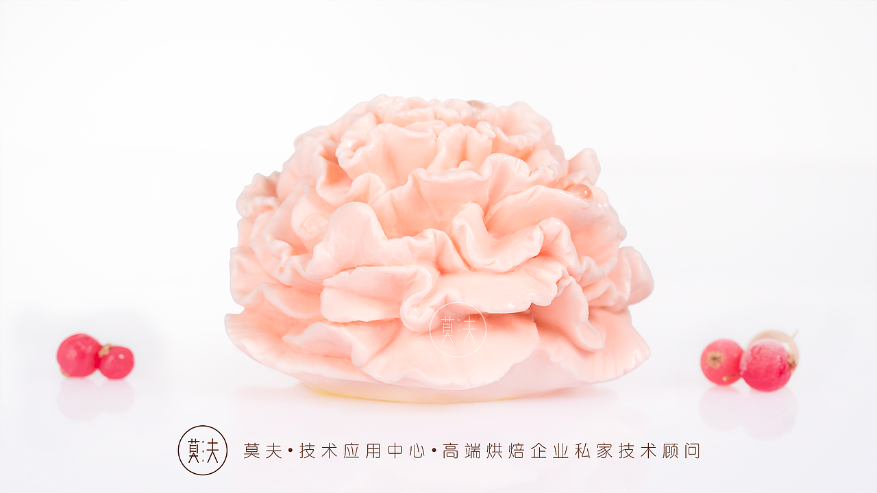 康乃馨造型甜品