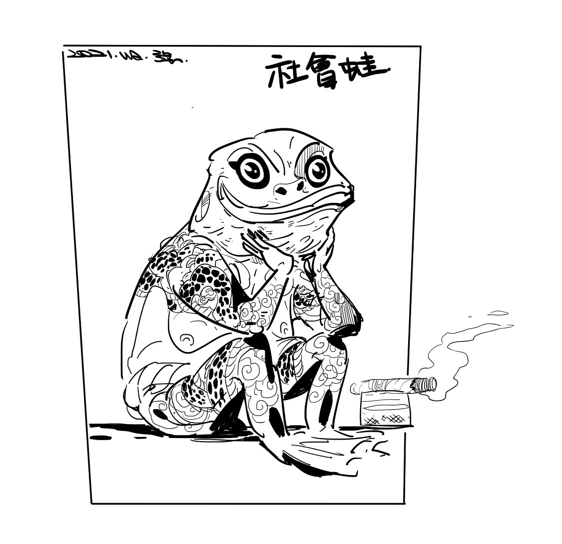 多图！去年9、10、11、12月、1月涂鸦合集（图ZMjkwMzI3NjMy） - 概念设定 - 站酷设计师画画儿老王原创素材 - 站酷ZCOOL
