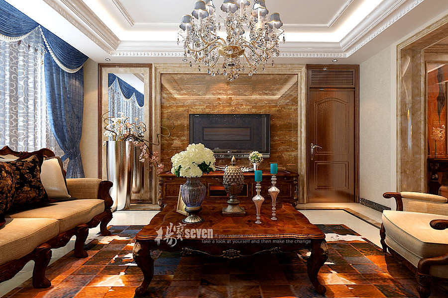 济宁现代简约风格影视墙装修设计——孙漾漾（图ZOTIyMjAyOTI=） - 家装设计 - 站酷设计师孙漾漾原创素材 - 站酷ZCOOL