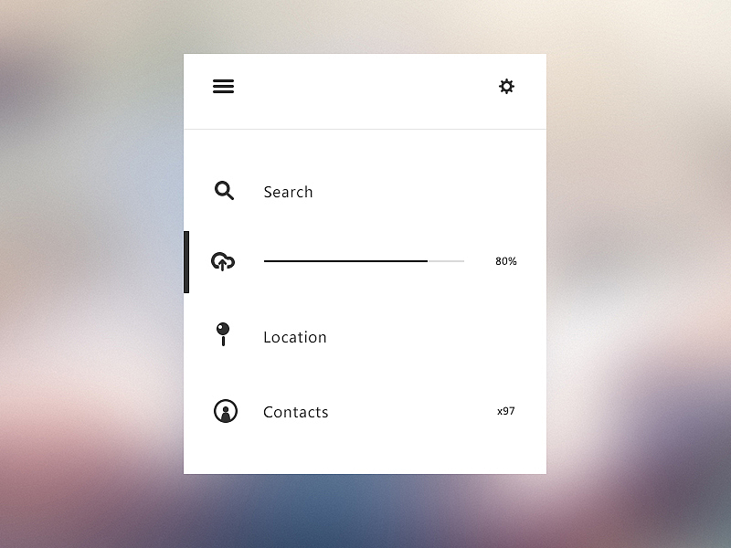 菜单界面（图ZMTIwNjAyNTI=） - 其他UI - 站酷设计师雅洲舞王原创素材 - 站酷ZCOOL