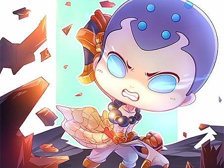王者荣耀同人— 达摩（个人主页-ZMjQyNTkwMDA=） - 创作习作 - 站酷设计师StarrrX原创素材 - 站酷ZCOOL