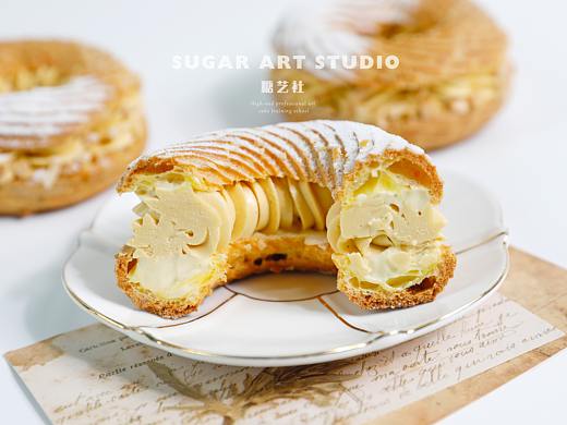 美食摄影-法式甜品-巴黎布雷斯特作品分享