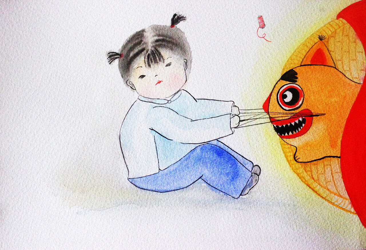 繪本-外婆笸籃里的秘密（圖ZMTAwOTQ1ODA4） - 繪本 - 站酷設(shè)計師LiuLiu_菓原創(chuàng)素材 - 站酷ZCOOL