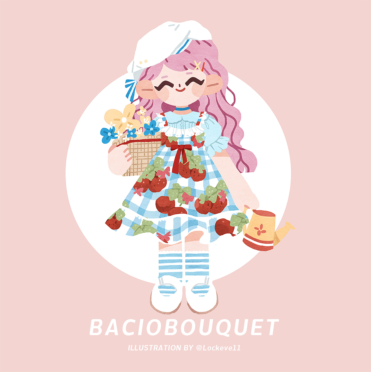 | BACIOBOUQUET | 可可家的女孩（图ZMTU3NTUwOTEy） - 商业插画 - 站酷设计师柴十一原创素材 - 站酷ZCOOL