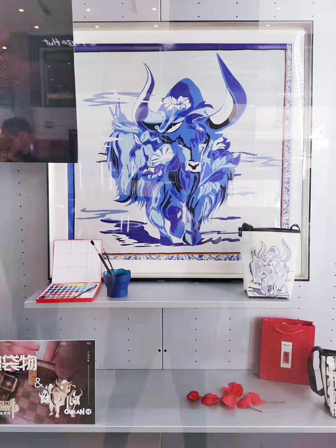 疯牛系列原创丝巾