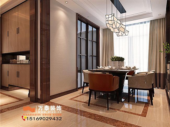 济南领秀城漫山香墅麓府装修设计|万泰装饰总部