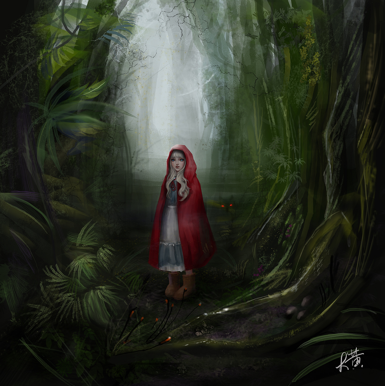 第一次画场景,好伤。。。