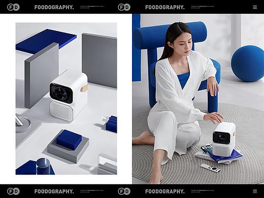 投影仪摄影 | 万播 ✖ foodography
