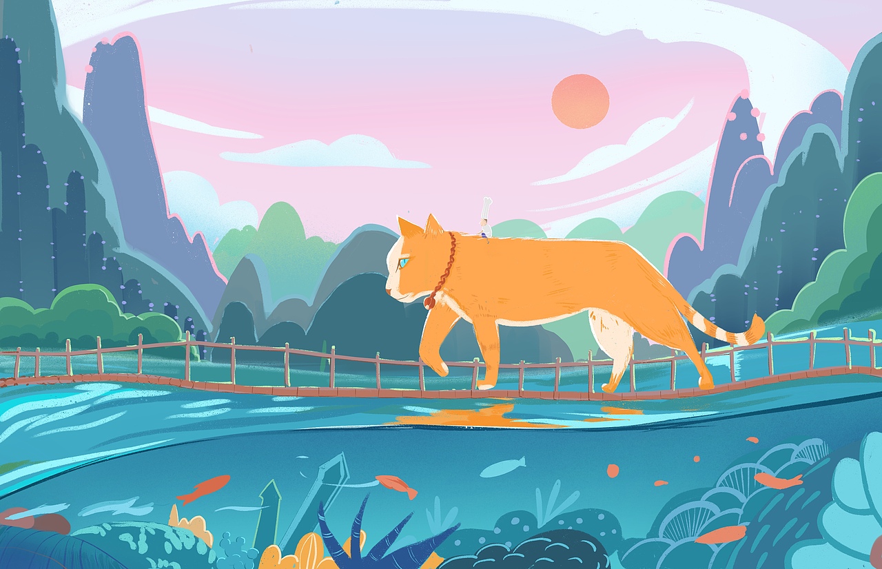插画猫（图ZMTg2ODg3MTIw） - 书籍/画册 - 站酷设计师曹一原创素材 - 站酷ZCOOL