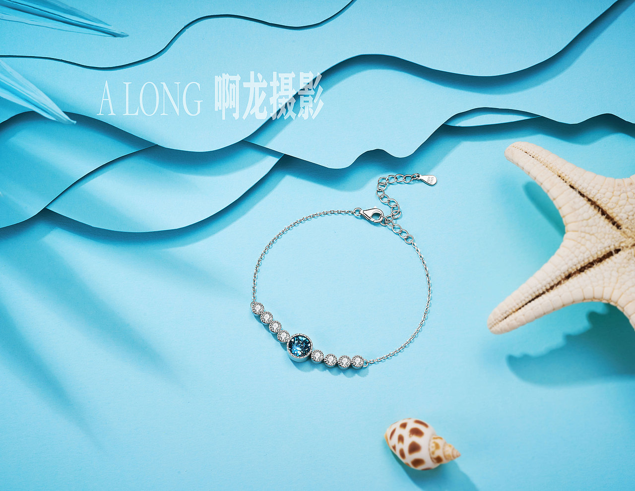 海洋之心首饰场景拍摄