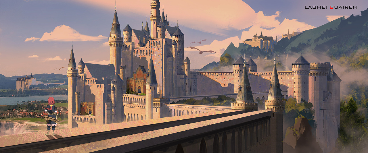 探游记-欧洲|插画|游戏原画|老黑怪人 - 原创作品 - 站酷 (zcool)