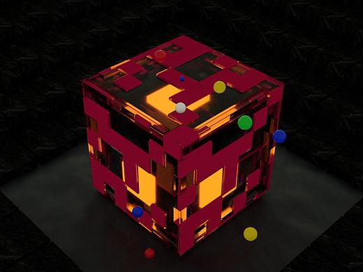 C4D 接觸練習(xí)（個(gè)人主頁-ZMzU4NDE0MDQ=） - 其他三維 - 站酷設(shè)計(jì)師莫迪斯基原創(chuàng)素材 - 站酷ZCOOL