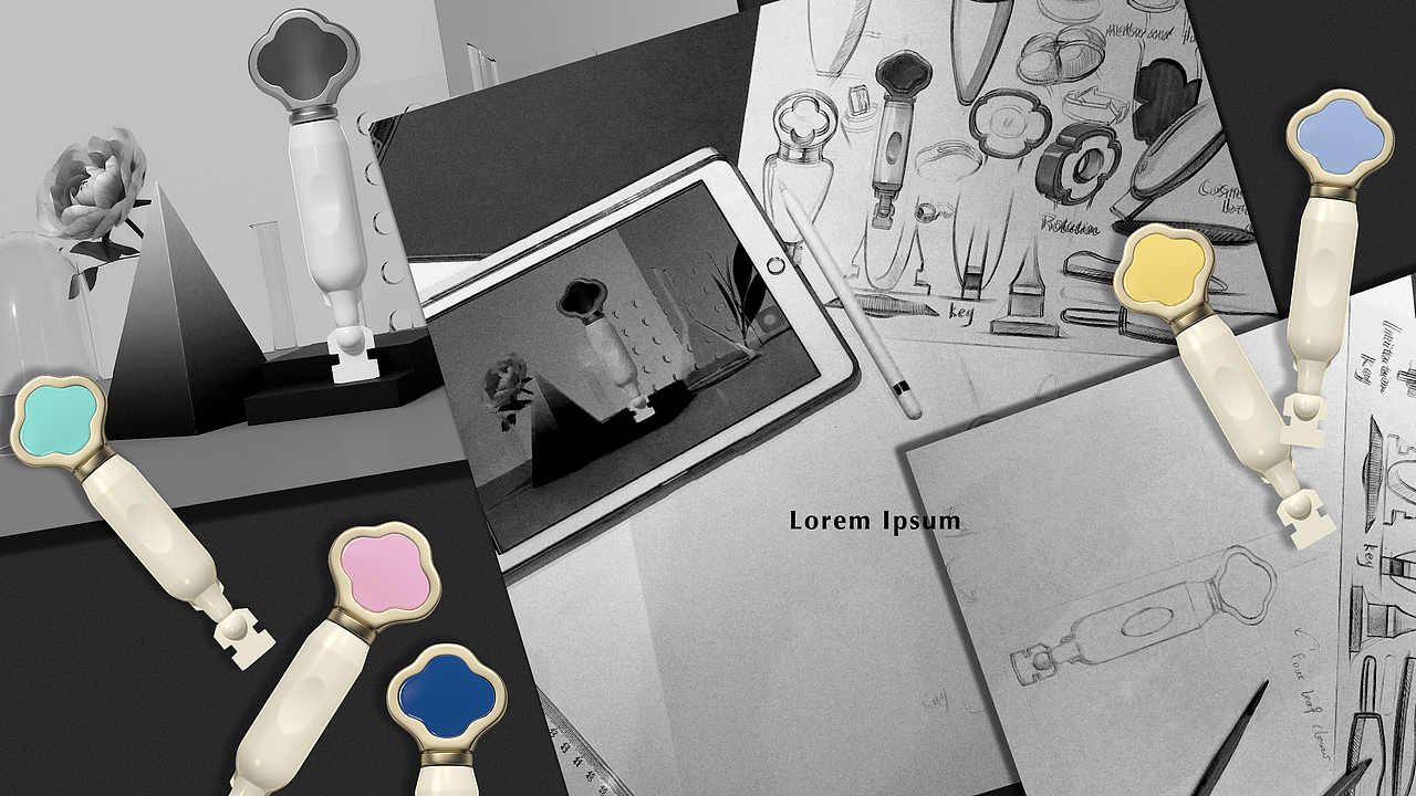 作品整理 @CHOLORAN跨境电商化妆品设计