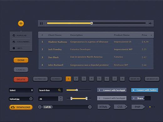 UI-kit（個(gè)人主頁(yè)-ZMjQ1NjAyODA=） - 其他UI - 站酷設(shè)計(jì)師草莓味的貓er原創(chuàng)素材 - 站酷ZCOOL