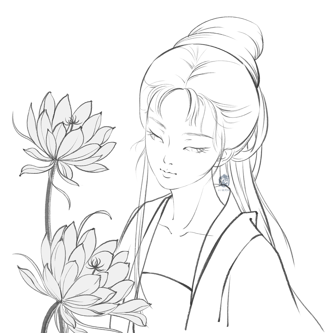 『落墨幽微』·壹(含过程图)