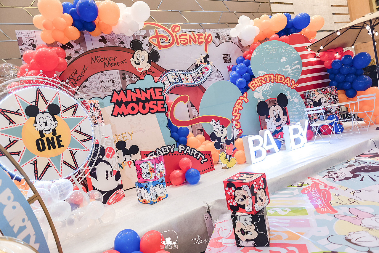 迪士尼米奇绘本｜温州宝宝周岁宴（图ZMjY5MzM4OTMy） - 舞台美术 - 站酷设计师MYD派对設計美学原创素材 - 站酷ZCOOL