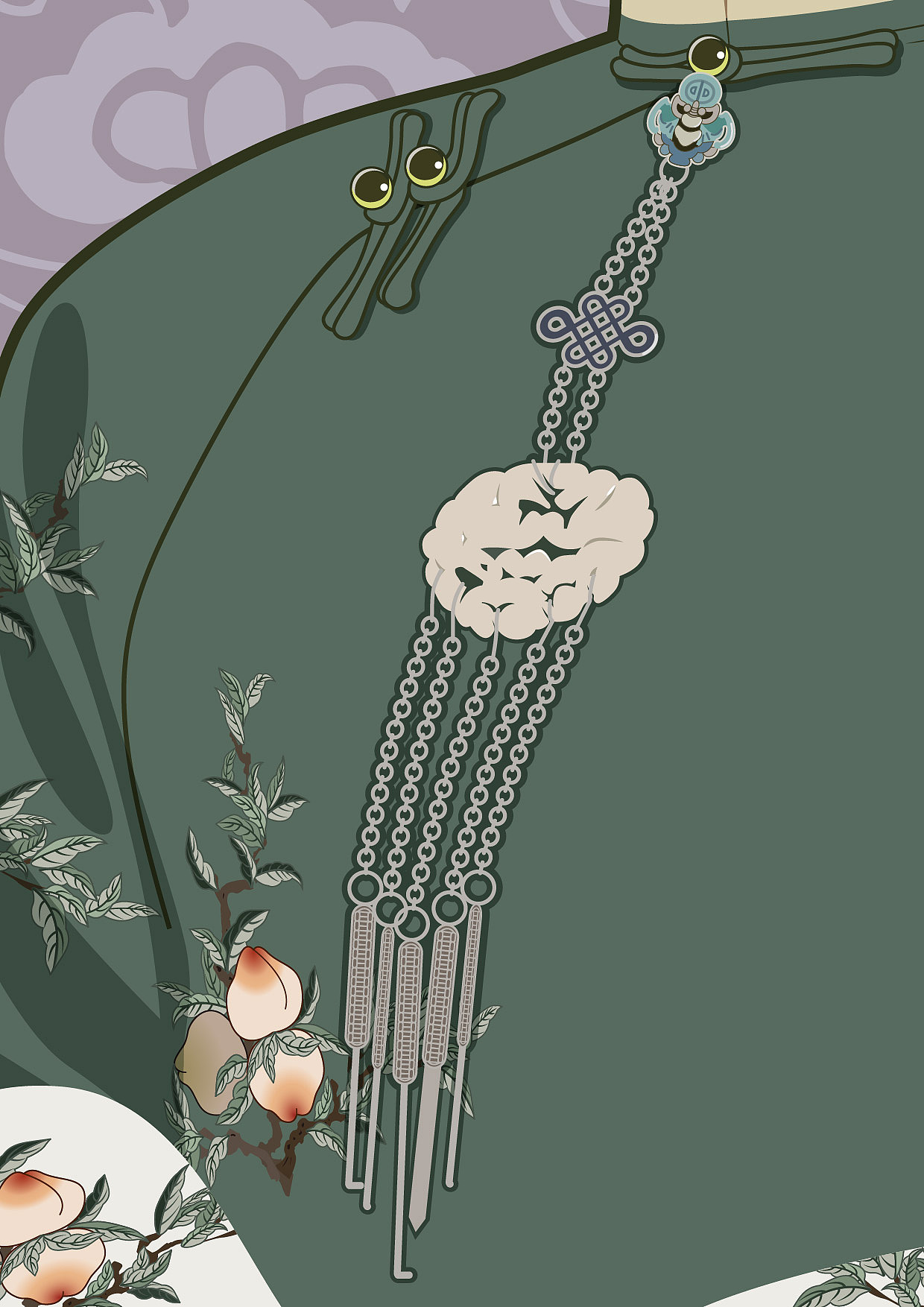 《延禧攻略》--尔晴（图ZMTM5MDQzMjMy） - 单幅漫画 - 站酷设计师涵宇Louis原创素材 - 站酷ZCOOL