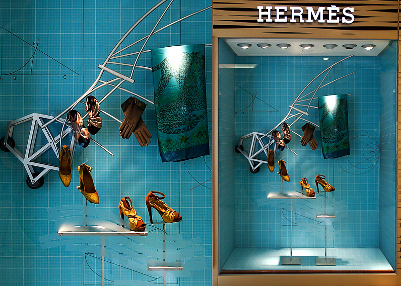 爱马仕2011秋季橱窗设计 Hermes Fall window design