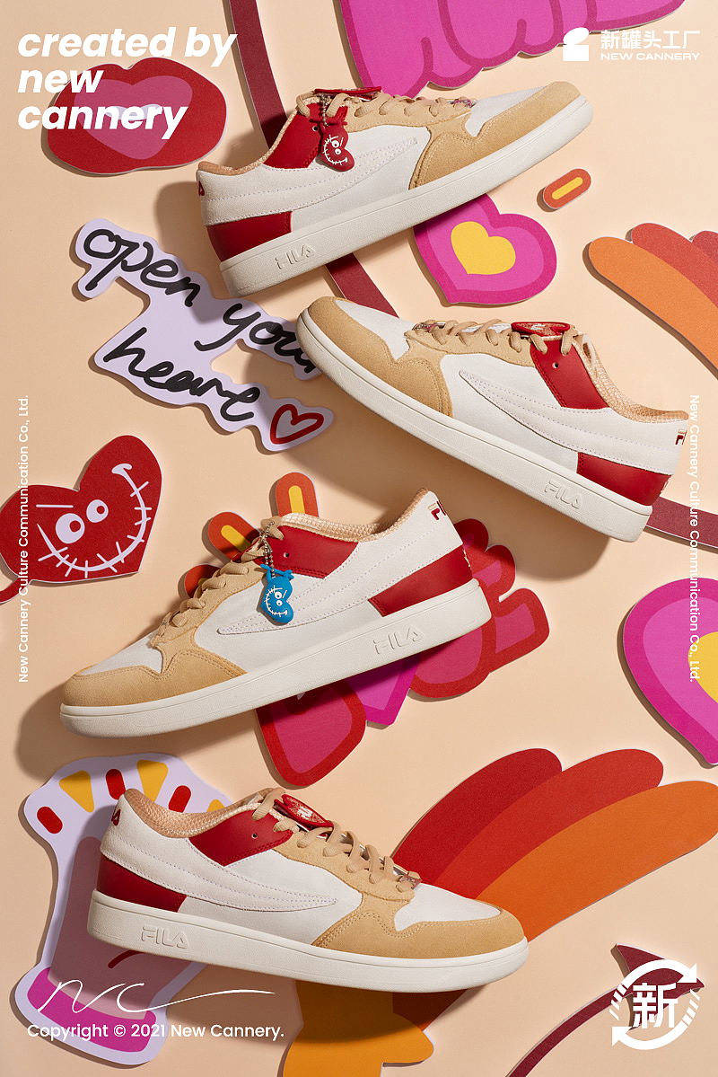 『平面+视频 』FILA|FUSION 情人节限定款 ✖ 新罐头